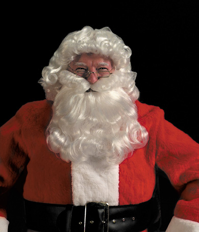 Santa Wig, Beard & Mustache Set -Standard