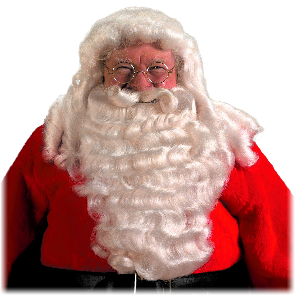 Santa Wig, Beard & Mustache  - Great Quality Extra Full