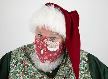 Reversible Santa Claus Mask