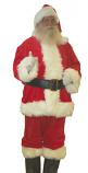 Professional Quality Plush Santa Suit