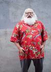 Santa In The Tropics Hawaiian Shirt